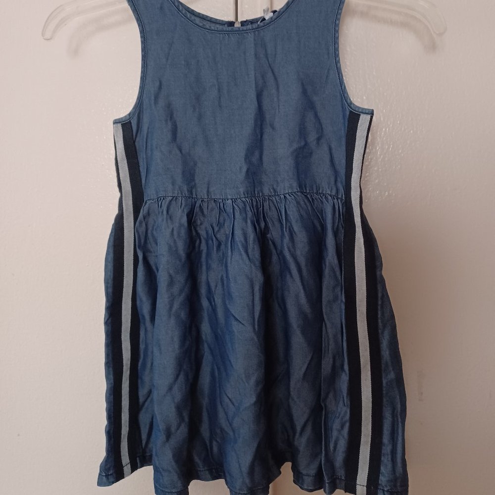 NEW Splendid Indigo Girl's Dress with Cute Detail at side seam- Size 5-6